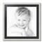 ArtToFrames 26x26" Matted Picture Frame with 22x22" Single Mat Photo Opening Framed in 1.25" White and 2" Mat (FWM-4098-26x26)